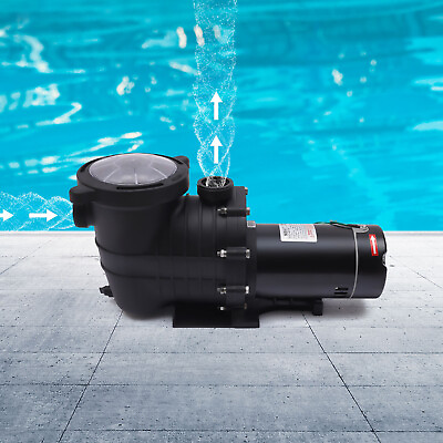 #ad 1.5 HP Swimming Pool Pump 110 Volt Outdoor Above Ground Strainer Motor 1100W USA $130.00