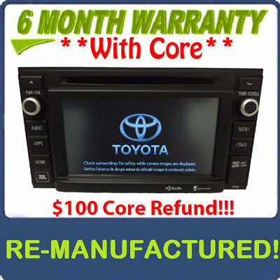 #ad Reman 14 15 Toyota Tacoma OEM Entune Navigation GPS JBL AM FM Radio CD Player $596.00