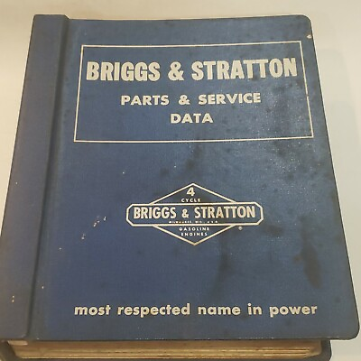 #ad Briggs amp; Stratton Parts amp; Service Data Illustrated Parts Lists $39.99