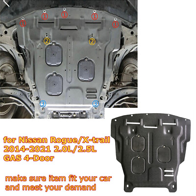 #ad Car Under Engine Splash Shield for Nissan Rogue X trail 2014 2021 2.0L 2.5L GAS $94.04
