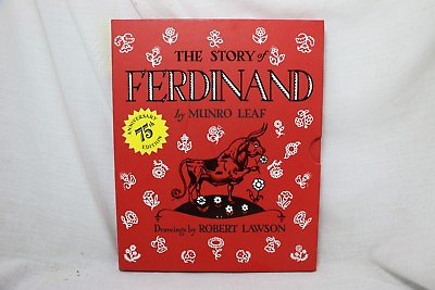 #ad The Story of Ferdinand By Munro Leaf Drawings by Robert Lawson 75th Ann Ed HC $12.00