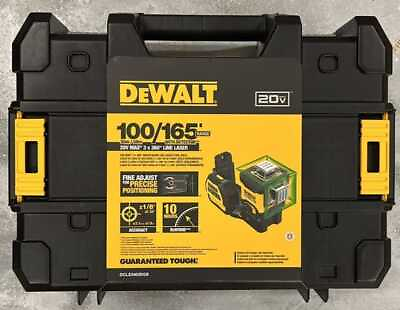 #ad Dewalt DCLE34030GB 20V 3 x 360 Cordless Lithium Ion Green Laser   Bare Tool $391.99
