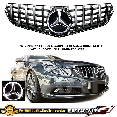 #ad 2010 2011 2012 2013 E Class Coupe GT Grille Illuminated Led Star GT Mercedes $195.00