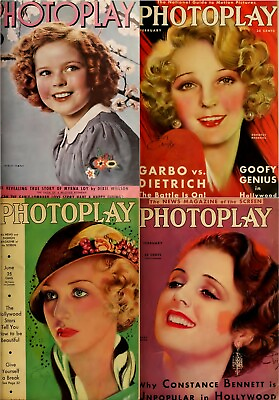 #ad 192 Old Issues of Photoplay America Film Fan Magazine Vol.2 1931 1946 on DVD $12.99