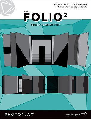#ad Photoplay Folio 6quot;X8quot; Black $15.47