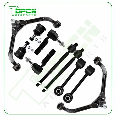 #ad 10pcs Steering Suspension Front Control Arms Tie Rods For 2006 2007 Jeep Liberty $92.24