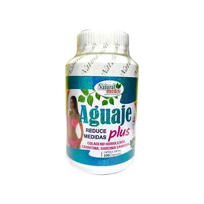 #ad Aguaje Plus Reduce medidas 100% Natural 100 Capsules $32.00