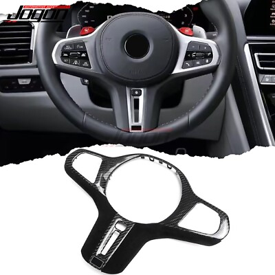 #ad Alcantara Carbon Steering Wheel Trim For BMW 5 Series G30 G31 M5 F90 530i 530d $142.40