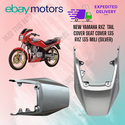 #ad NEW YAMAHA RXZ135 TAIL COVER SEAT COVER RXZ 135 MILI SILVER EXPEDITE SHIPPING $78.90