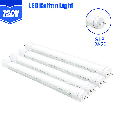 #ad 18Inch 18quot; LED Tube Light – Daylight 5500K Replace 15W Fluorescent Bulb F15T8 $15.17