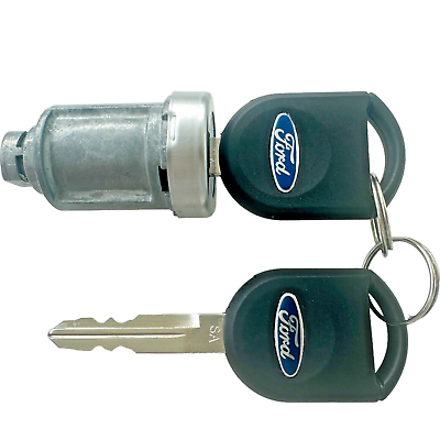 #ad 2010 2011 2012 2013 Ford F 150 IGNITION SWITCH LOCK CYLINDER 2 Transponder Keys $59.95