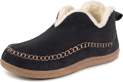 #ad Women#x27;s Moccasin Slippers Ankle Bootie Winter Indoor Outdoor House Shoes $20.39
