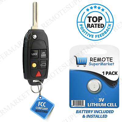 #ad Replacement for Volvo 2004 2012 XC70 2004 2014 XC90 Remote Car Key Fob Entry $31.45