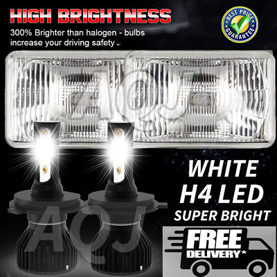 #ad 2PCS 4x6 LED Headlights Hi Lo Beam for Chevy S10 Blazer 1994 1995 1996 1997 $110.49