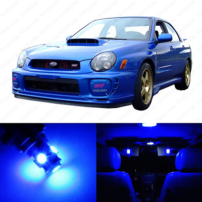 #ad 8 x Blue LED Interior Lights Package For 2002 2003 Subaru Impreza WRX STI TOOL $9.99