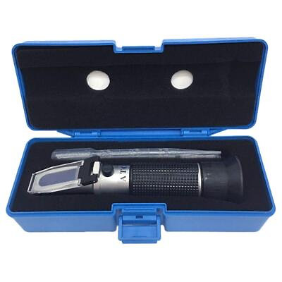 #ad Brix Refractometer with ATC Dual Scale Specific Gravity amp; Brix Hydrometer $27.76