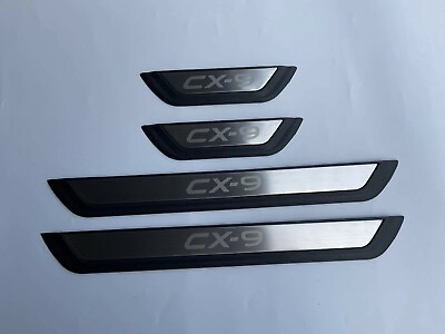 #ad For Mazda CX9 Car Accessories Door Sill Strip Protector Scuff Plate 2016 2022 C $55.99
