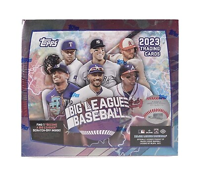 #ad 2023 Topps Big League Baseball Hobby Box Factory Sealed Free Ship $38.95