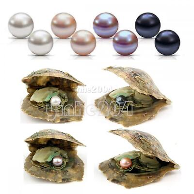 #ad 10 50pcs Individually Wrapped Oysters with Natural Pearl Holiday Birthday Gift $28.99