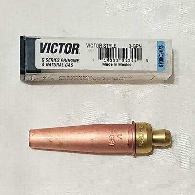 #ad Victor 3 GPN Propane Cutting Torch Tip Natural Gas ST2600FC CA2460 MT210 MT204 $19.25