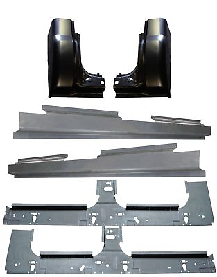 #ad 99 17 Ford Super Duty Crew Cab Inner amp; Full lengh outer Rocker Panel Cab Corners $399.57