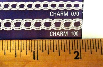 #ad Charm Link 5 mm amp; 7 mm Sterling Silver Chain amp; Bracelets .925 Pure Silver $59.00