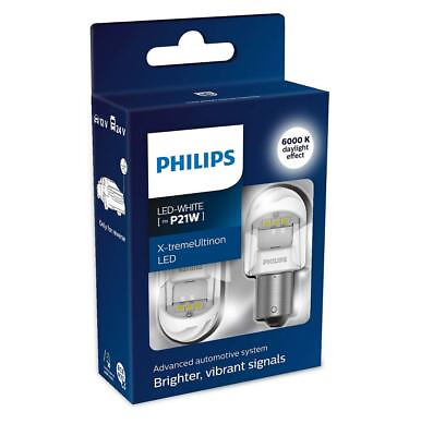 #ad 2x PHILIPS 11498XUWX2 X tremeUltinon Gen2 P21W LED Reversing Light Bulbs $50.78