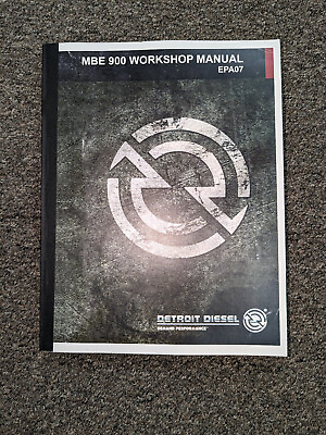 #ad 2007 Detroit Diesel Mercedes Benz MBE 900 Engine Shop Service Repair Manual $237.61