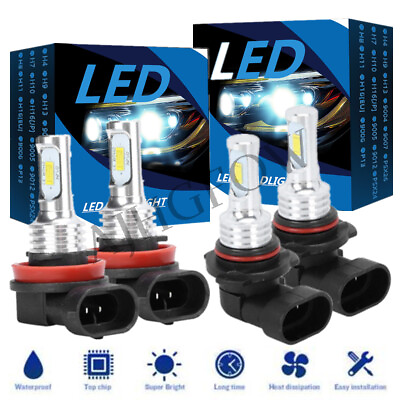 #ad For Chevy Suburban Tahoe 2007 2014 6000K LED Headlight Light Bulbs Kits 10000K $26.99