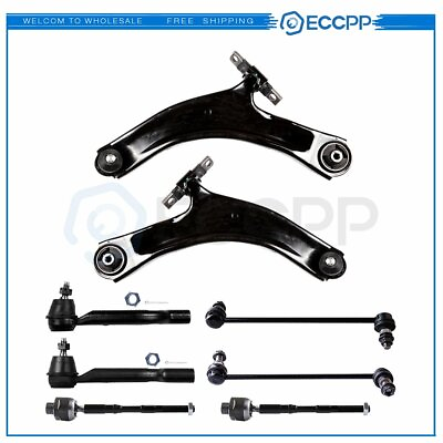#ad ECCPP Front Control Arm Tie Rod Sway Bar Link Fit For 2008 2015 Nissan Rogue $70.29