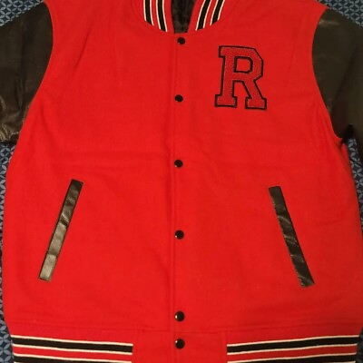 #ad Vintage DeLong Rutger Unisex Style Varsity Letterman Baseball Sports Jacket $80.00