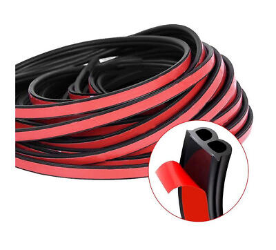 #ad Self Adhesive Car Door Rubber Weather Draft Seal Strip Window Engine Cover 85ft $49.19