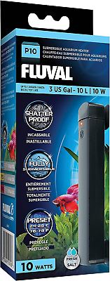 #ad Fluval P10 Submersible Aquarium Heater for Up to 3 Gallons 10 Watts $21.91