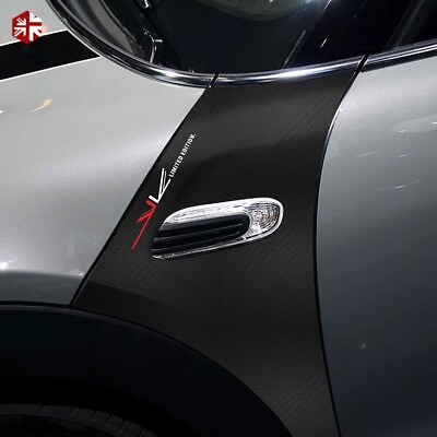 Car Side Fender Sticker Scuttles Union Jack Style Decal for MINI Cooper F55 F56 $39.98