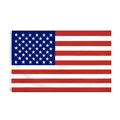 #ad 3#x27; x 5#x27; FT USA US U.S. American Flag Polyester Stars Brass Grommets $3.95