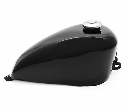 #ad #ad The Pup Bobber Style Gas Tank Black Cafe Racer Motorcycle Fuel Retro Classic $119.95