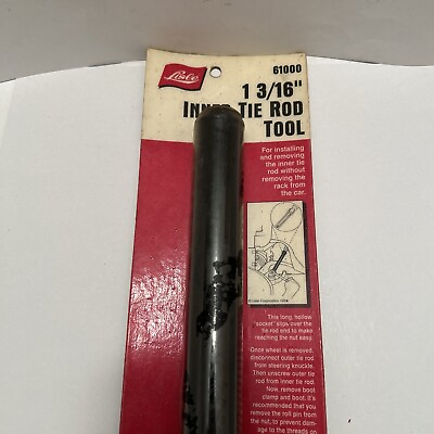#ad Lisle 61000 1 3 16” Inner Tie Rod Tool New Free Shipping $25.95