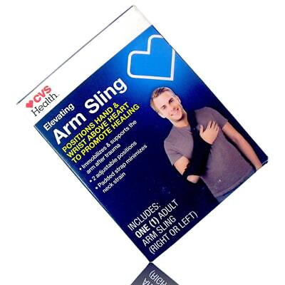 #ad CVS quot;Elevating Arm Slingquot; Adult Adjust. Positions Right or Left Arm Padded Strap $8.29