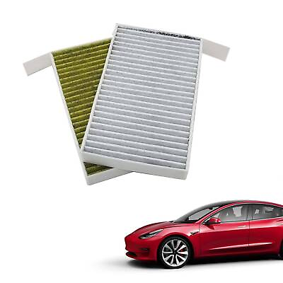 #ad For Tesla Model 3 Cabin Air Filter 2017 2019 with Activated Carbon and Soda $12.49