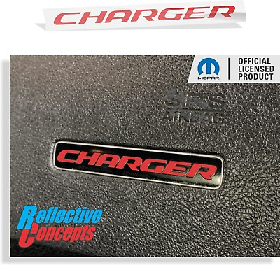 #ad #ad CHARGER Dash Emblem Lettering Overlay Decal Sticker for 2015 2023 Dodge Charger $12.00