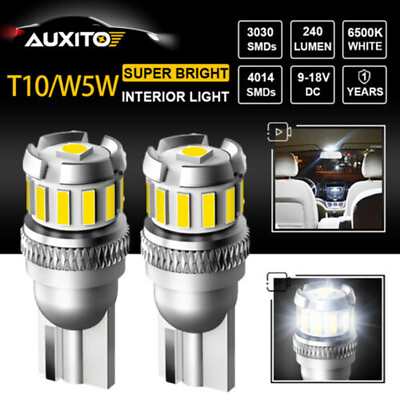 #ad AUXITO 2x LED 501 T10 White 3020 SMD To Fit Side Light Toyota Avensis T22 AUXITO GBP 6.99