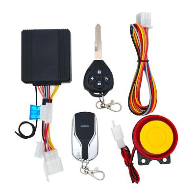 #ad Motorcycle Scooter ATV Security Alarm System Anti theft Remote Control Start $12.97