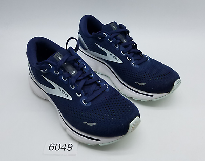 #ad Brooks Ghost 15 Women#x27;s Size 7.5 B Medium Running Shoes Navy White $44.99