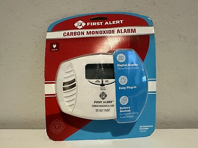 #ad #ad First Alert Dual Power Carbon Monoxide Detector Alarm Digital Display CO615 New $29.99