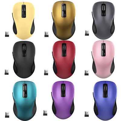 #ad 2.4GHz Wireless Optical Mouse Mice amp; USB Receiver For PC Laptop Computer DPI NEW $4.79