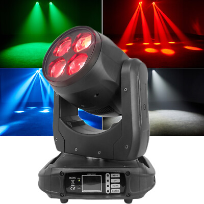 #ad 4*50W Bee Eye RGBW Stage Lighting Moving Head Beam Effect Light Disco Party Xmas $209.99