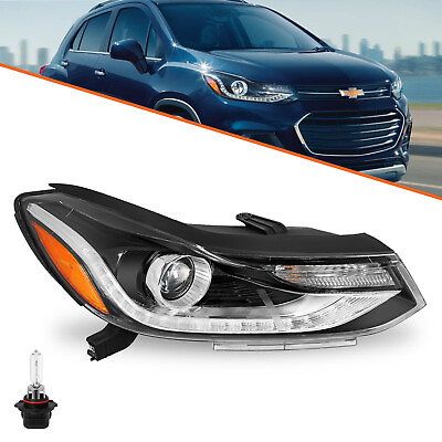 #ad For 2017 2022 Chevy Trax Headlight Projector Headlamp Passenger Right W LED DRL $166.99