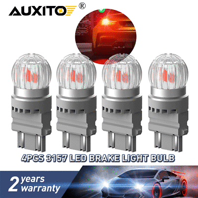 #ad AUXITO 3156 3157 3457 4157 Red LED Anti Hyper Flash Rear Turn Signal Brake Light $25.99