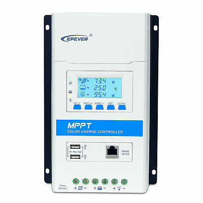 EPEVER MPPT Solar Charge Controller DS2UCS Modular Solar Regulator 12V 24V Auto $127.45