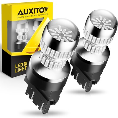#ad AUXITO 3157 3156 Red LED Rear Brake Stop High Power Tail Lamp Light Bulbs X2 US $14.24